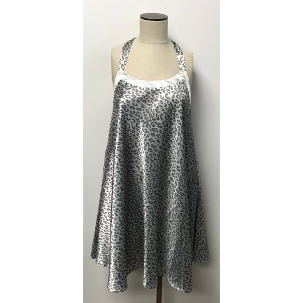 NWT Tulle Anthropologie Leopard Print Halter Dress